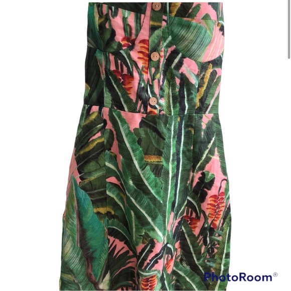 Anthropologie Farm Rio Amazonia Forest Dress Sz XL - Picture 3 of 8